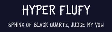 Hyper Flufy by Bisou — Script Handwritten Font — thumbnail 2