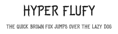 Hyper Flufy by Bisou — Script Handwritten Font — thumbnail 1