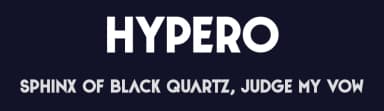 Hypero by Bisou — Sans Serif Font — thumbnail 2