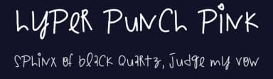 Hyper Punch Pink by Des Gomez — Script Handwritten Font — thumbnail 2