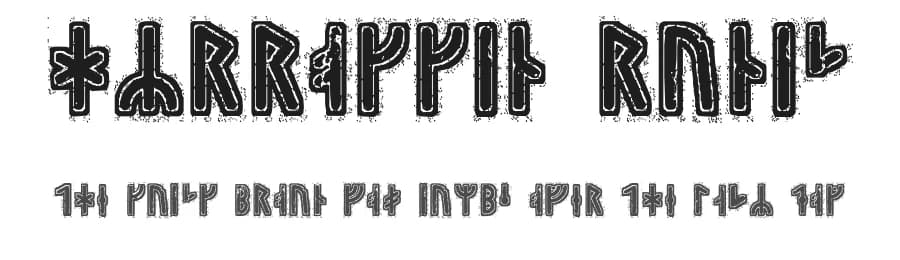 Hyrrokkin Runic by Samyuli — Dingbats Font