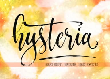 Hysteria Font by Byuly Ayika — Script Handwritten Font — thumbnail 1