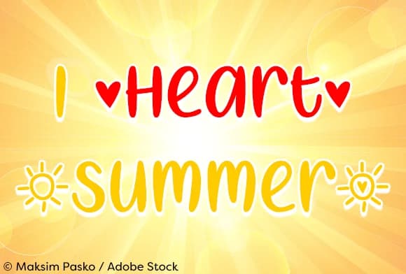 I Heart Summer Font by Misti — Script Handwritten Font