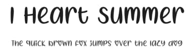 I Heart Summer by Misti's Fonts — Script Handwritten Font — thumbnail 1