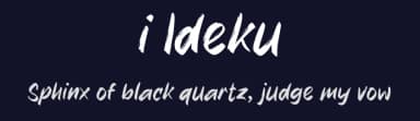 i Ideku by wepfont.com — Script Handwritten Font — thumbnail 2