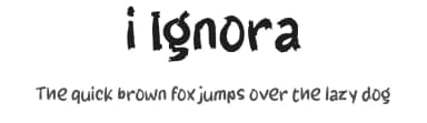 i Ignora by wepfont.com — Script Handwritten Font — thumbnail 1