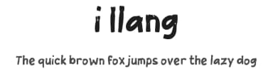 i Ilang by wepfont.com — Script Handwritten Font — thumbnail 1
