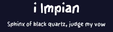 i Impian by wepfont.com — Script Handwritten Font — thumbnail 2