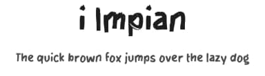 i Impian by wepfont.com — Script Handwritten Font — thumbnail 1