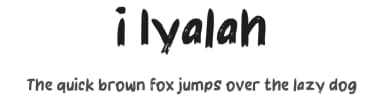 i Iyalah by wepfont.com — Script Handwritten Font — thumbnail 1
