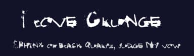 I love Grunge by Arslan Khaliq — Script Handwritten Font — thumbnail 2