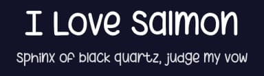 I Love Salmon by AquariiD — Script Handwritten Font — thumbnail 2