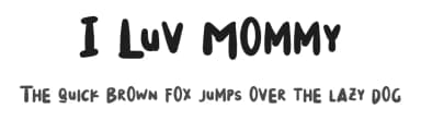 I Luv Mommy by SSI.Scraps — Script Handwritten Font — thumbnail 1