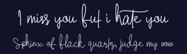 I miss you but i hate you by Bongkeng Art Studio — Script Handwritten Font — thumbnail 2
