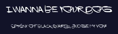 I Wanna Be Your Dog by Juha Korhonen — Script Handwritten Font — thumbnail 2