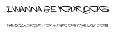 I Wanna Be Your Dog by Juha Korhonen — Script Handwritten Font — thumbnail 1