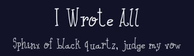 I Wrote All by Galdino Otten Fonts — Script Handwritten Font — thumbnail 2