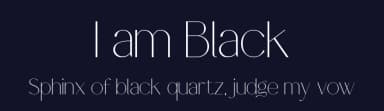 I am Black by Rmdndsign — Sans Serif Font — thumbnail 2