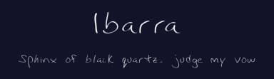 Ibarra by David Hartman — Script Handwritten Font — thumbnail 2