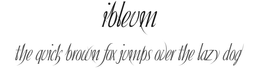 Ibleum by Julian Rodriguez — Script Handwritten Font
