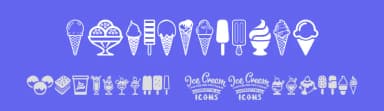 Ice Cream Icons by Woodcutter — Dingbats Font — thumbnail 3