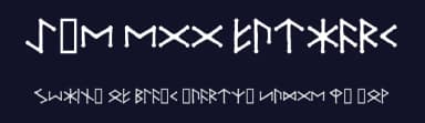 Ice Egg Futhark by Fuzzypeg — Dingbats Font — thumbnail 2