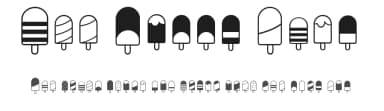 Ice Lolly Ding by MeCreativa — Dingbats Font — thumbnail 1