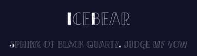 IceBear by Shaped Fonts — Script Handwritten Font — thumbnail 2