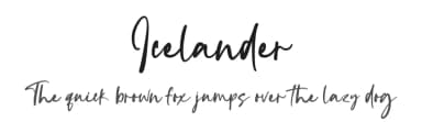 Icelander by Fikryal studio — Script Handwritten Font — thumbnail 1