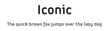 Iconic by Zetafonts — Sans Serif Font — thumbnail 1