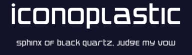 Iconoplastic by Iconian Fonts — Sans Serif Font — thumbnail 2