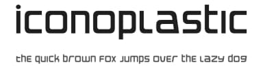 Iconoplastic by Iconian Fonts — Sans Serif Font — thumbnail 1