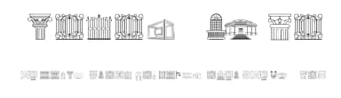 Iconos Prado by Kevin Rodelo Zapata — Dingbats Font — thumbnail 1