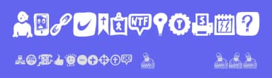 Icons Loco Web by Woodcutter — Dingbats Font — thumbnail 3