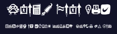 Icons Loco Web by Woodcutter — Dingbats Font — thumbnail 2