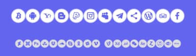 Icons Social Media 11 by elharrak — Dingbats Font — thumbnail 3