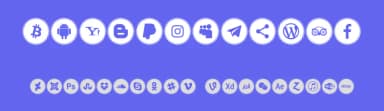 Icons Social Media 15 by elharrak — Dingbats Font — thumbnail 3