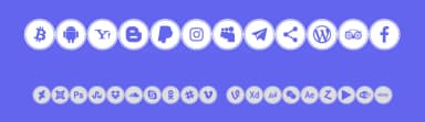 Icons Social Media 16 by elharrak — Dingbats Font — thumbnail 3