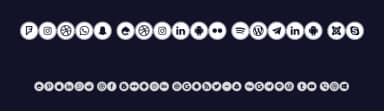 Icons Social Media 16 by elharrak — Dingbats Font — thumbnail 2
