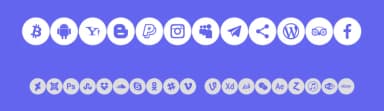 Icons Social Media 4 by elharrak — Dingbats Font — thumbnail 3