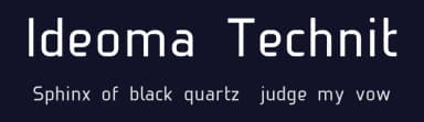 Ideoma Technit by Ideoma — Sans Serif Font — thumbnail 2