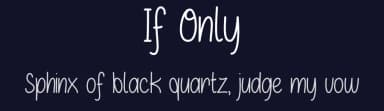 If Only by Misti's Fonts — Script Handwritten Font — thumbnail 2