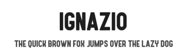 Ignazio by Figuree Studio — Sans Serif Font — thumbnail 1