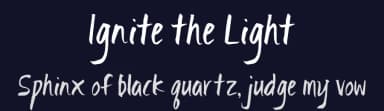 Ignite the Light by Kimberly Geswein — Script Handwritten Font — thumbnail 2