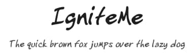 IgniteMe by EPrintPro — Script Handwritten Font — thumbnail 1