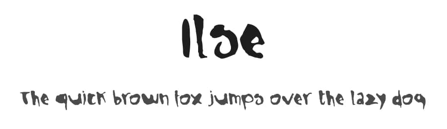 Ilse by Michael Schinköthe — Script Handwritten Font — preview 1