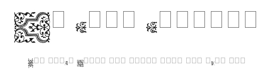 Im Fell Flowers by Igino Marini — Dingbats Font