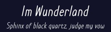 Im Wunderland by Chequered Ink — Script Handwritten Font — thumbnail 2