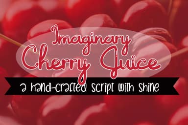 Imaginary Cherry Juice Font by Illustration Ink — Script Handwritten Font — thumbnail 1