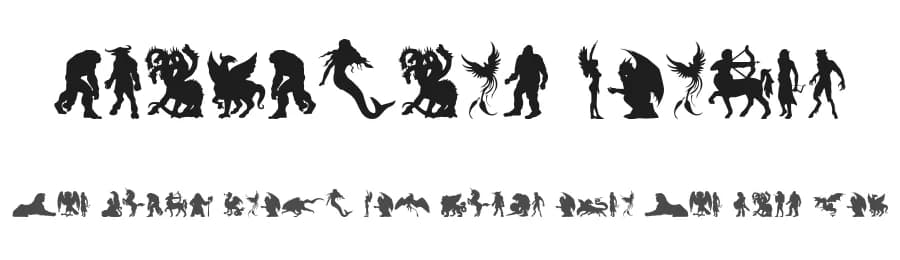 Imaginary Forces by Iconian Fonts — Dingbats Font